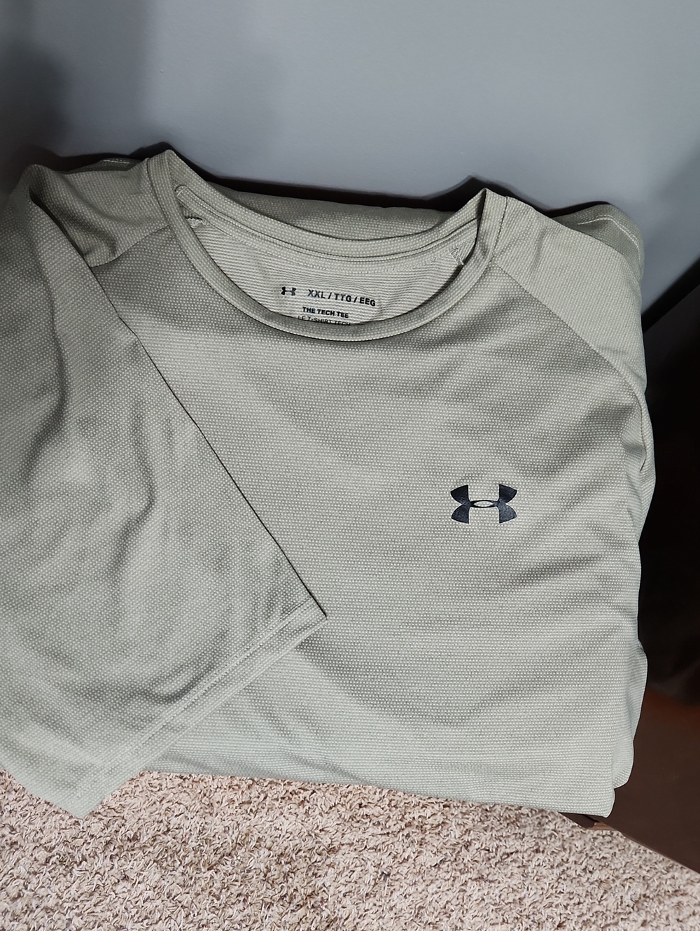 Under Armour Men’s Short Sleeve Performance Tee in Sage Green